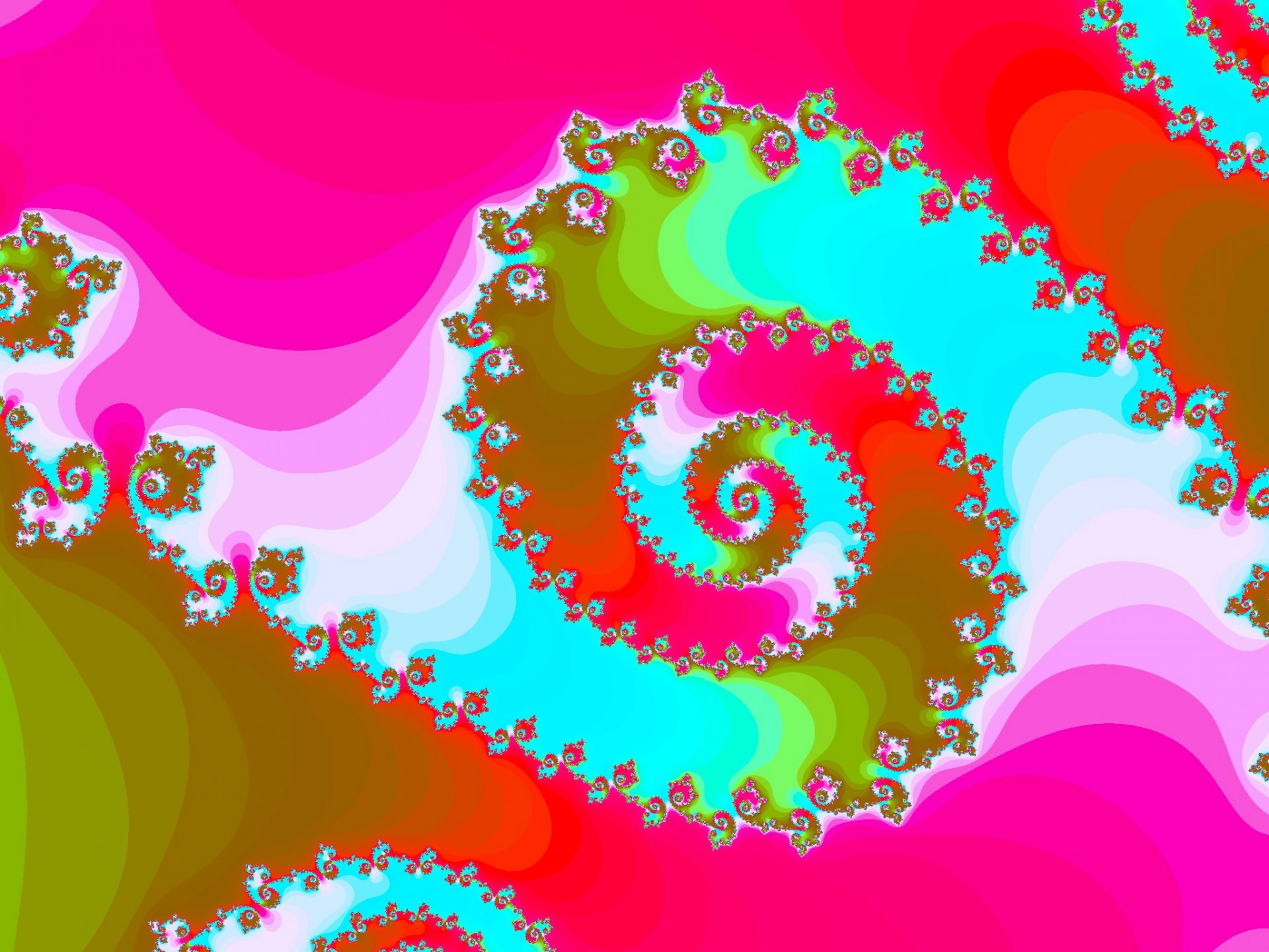 Abstracție spirală fractal