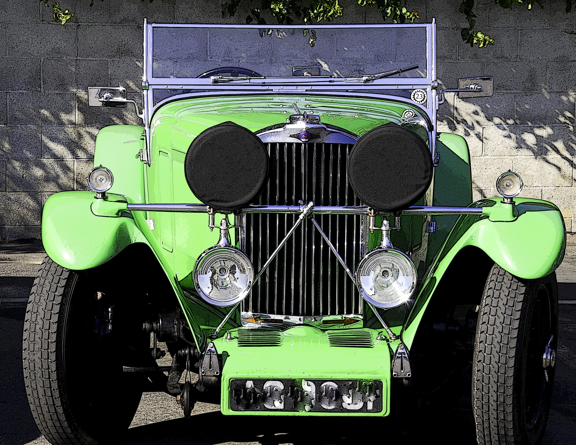 Antique Green Roadster