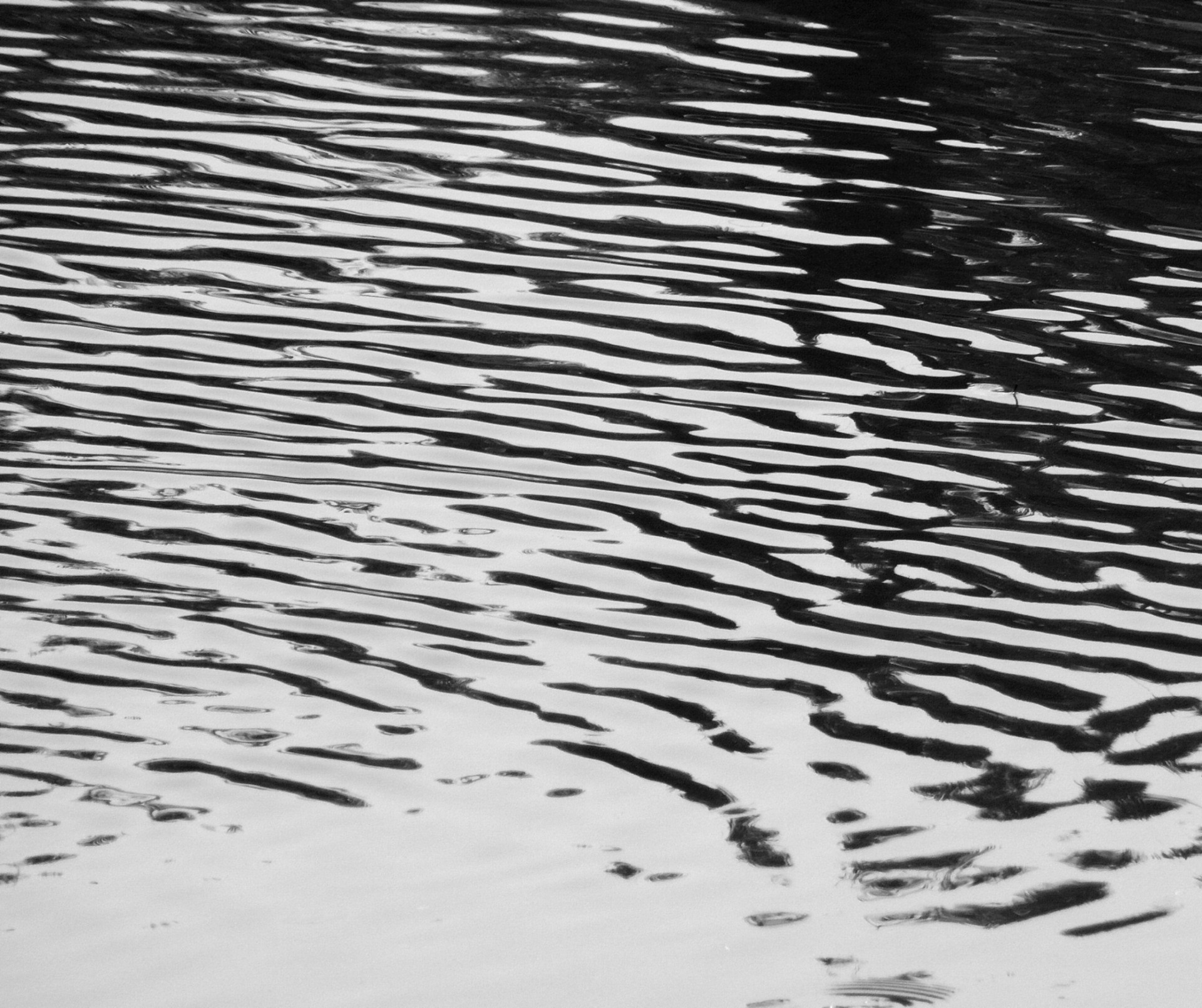 Black and White Water Ripples