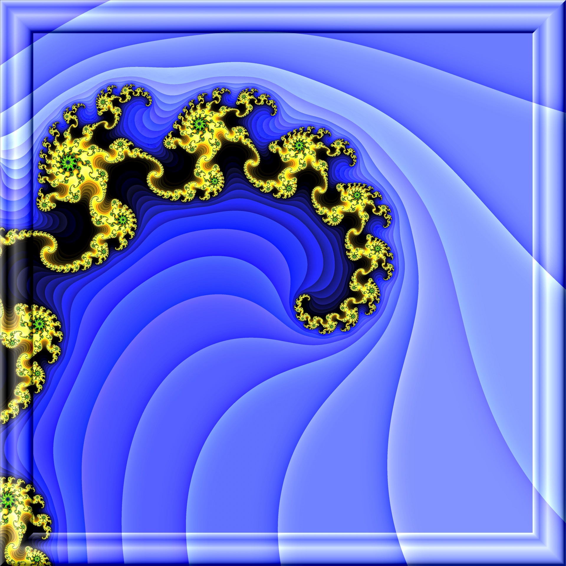 Albastru fractal