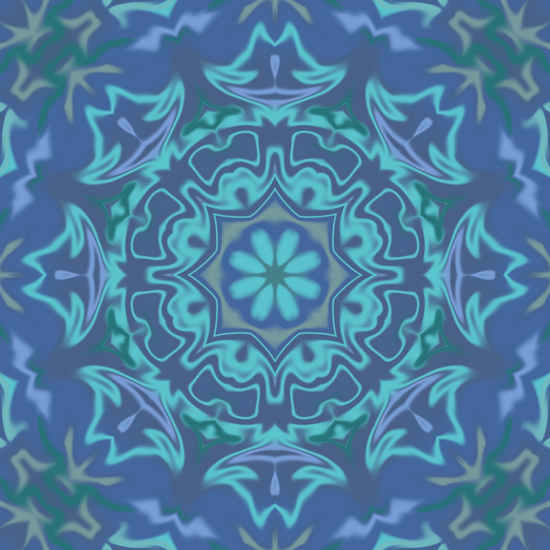 Albastru Kaleidoscope