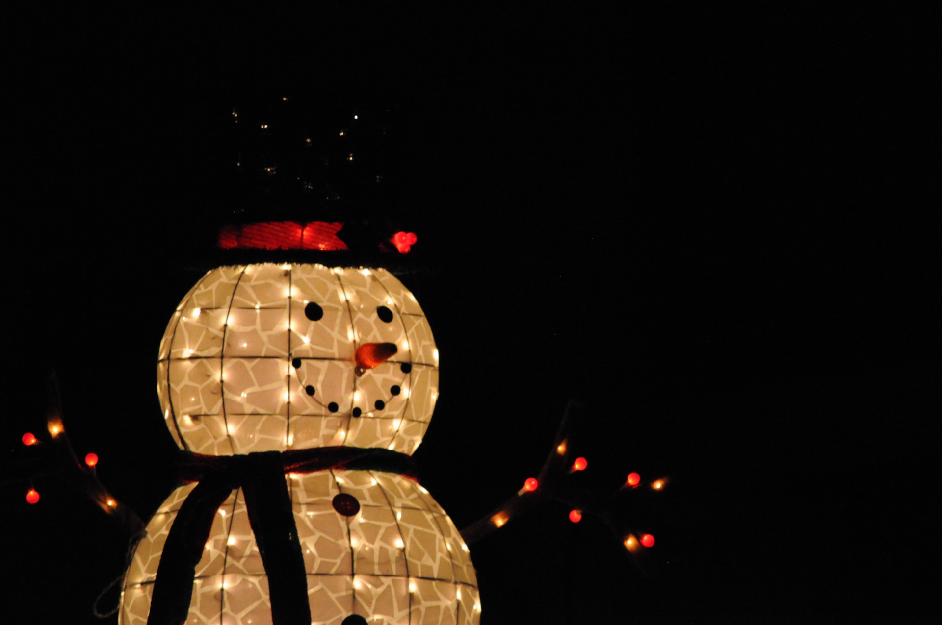 Luminoase Snowman decorare
