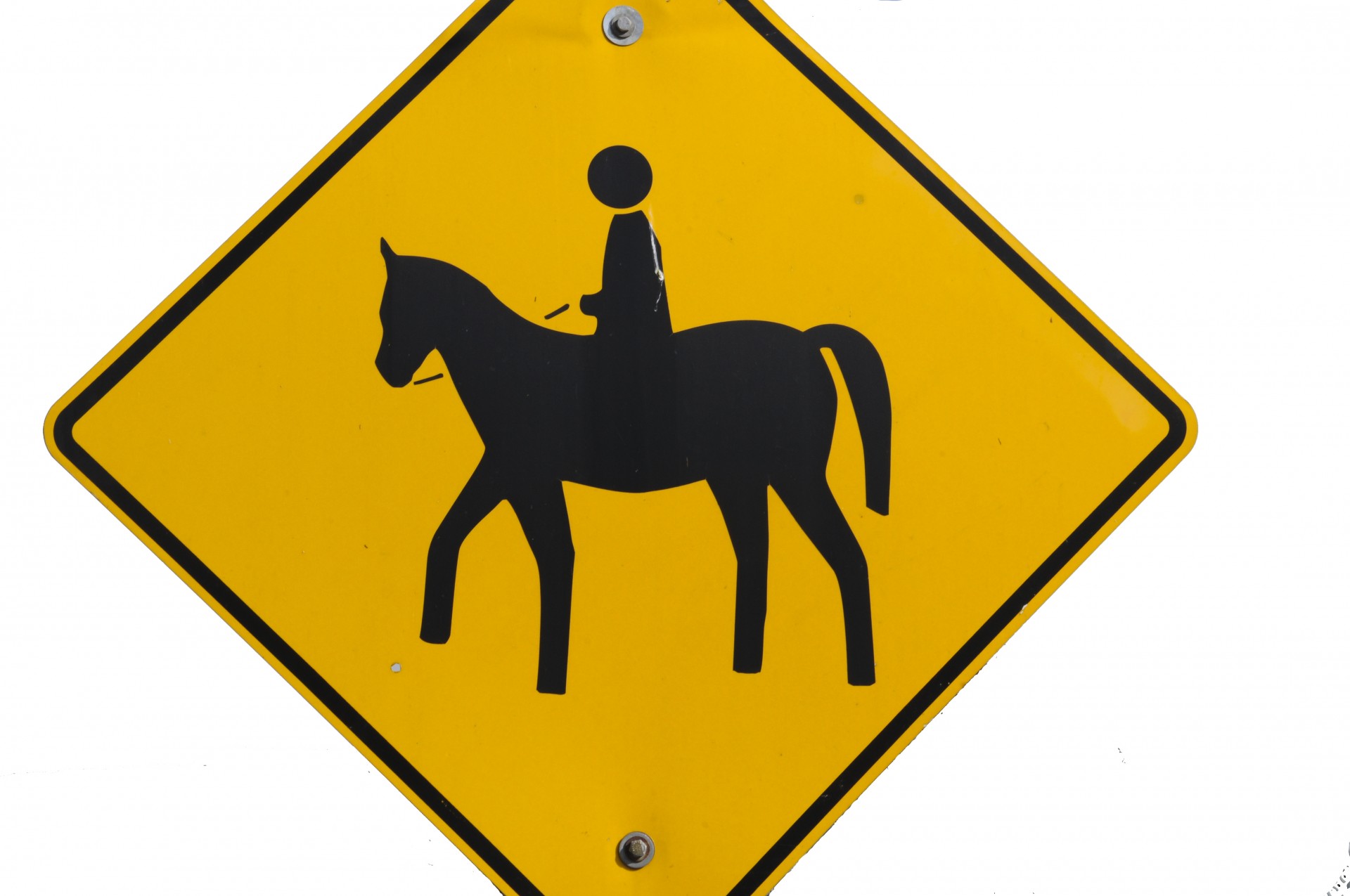 Dítě Riding Horse Sign