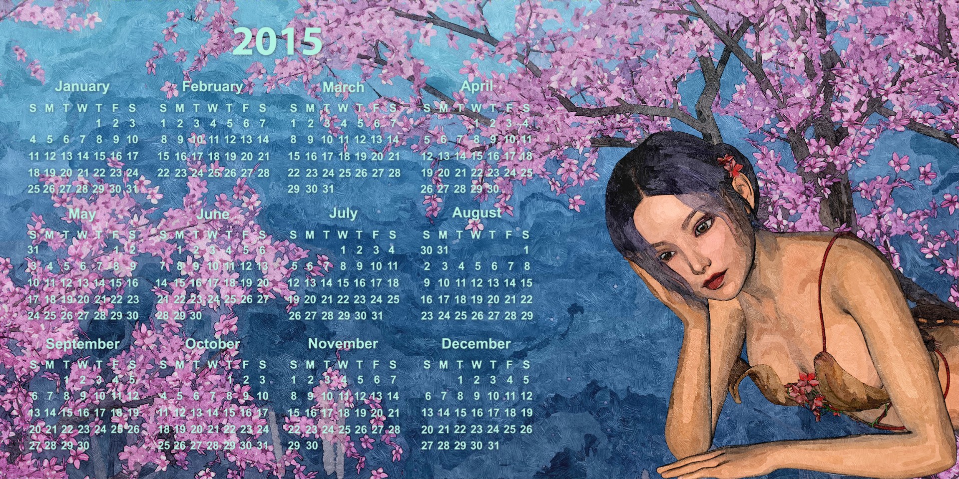 Cute Fairy 2015 Calendar # 4
