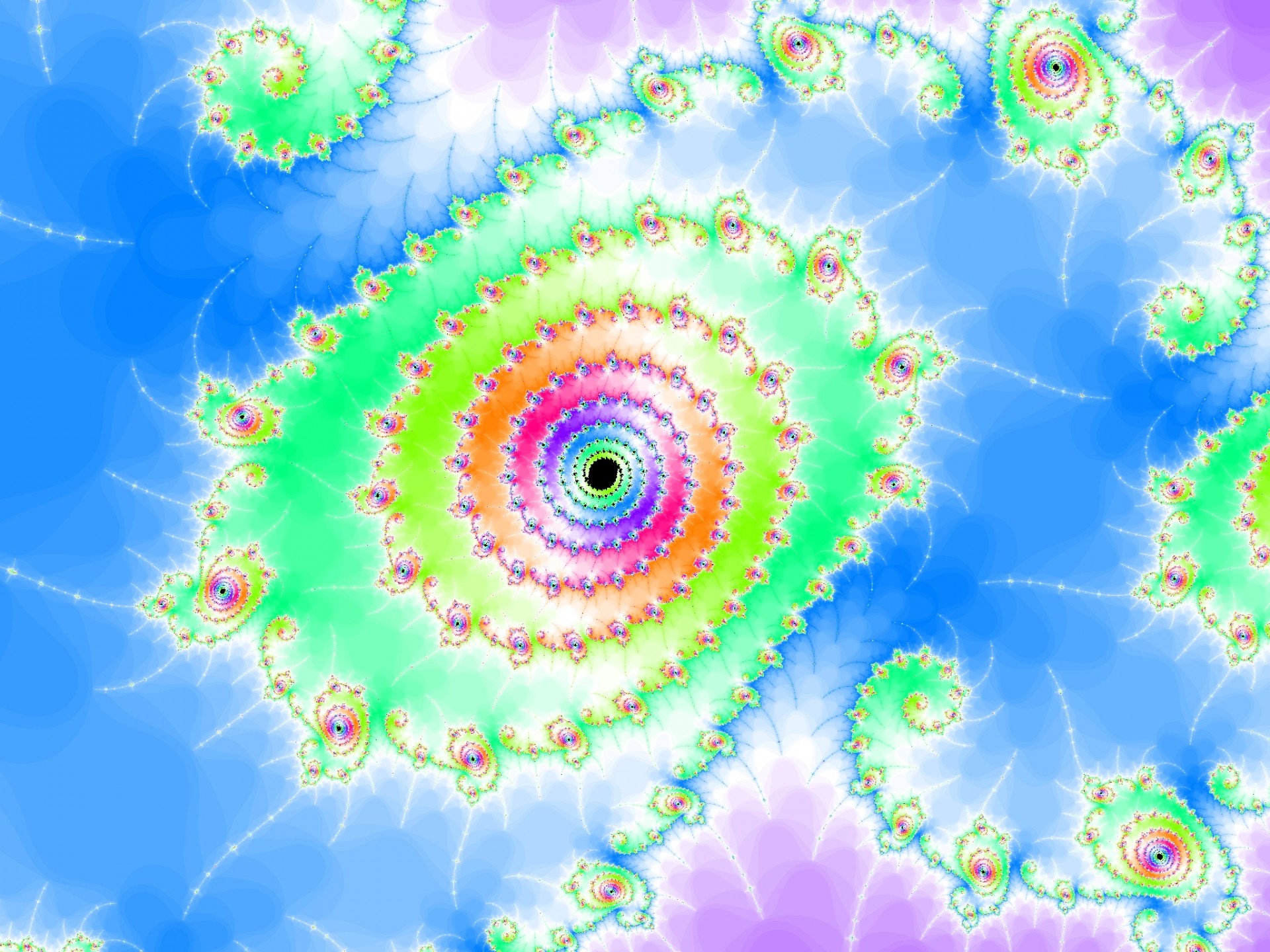 Spirală fractal decorative
