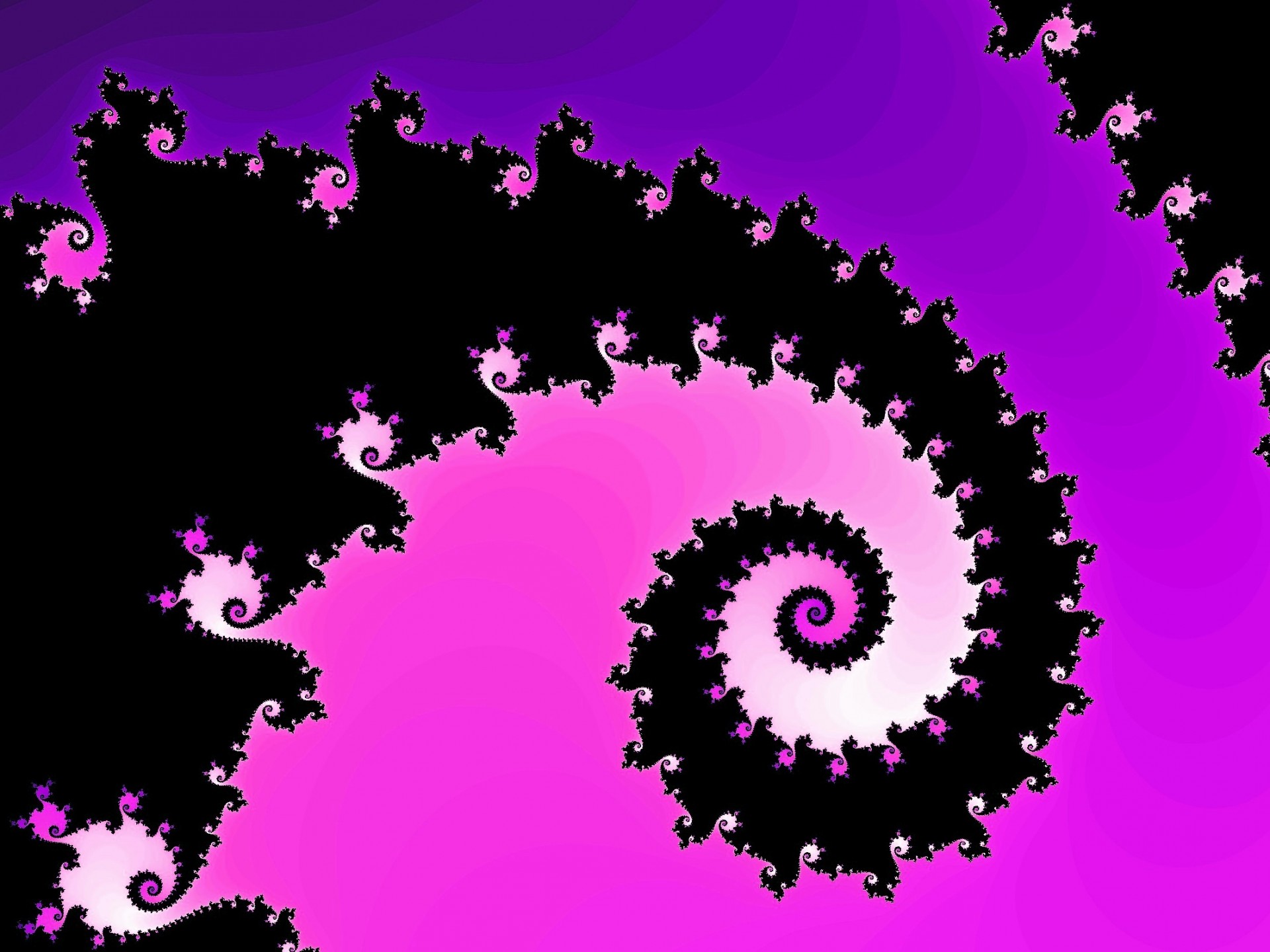Spirală fractal decorative
