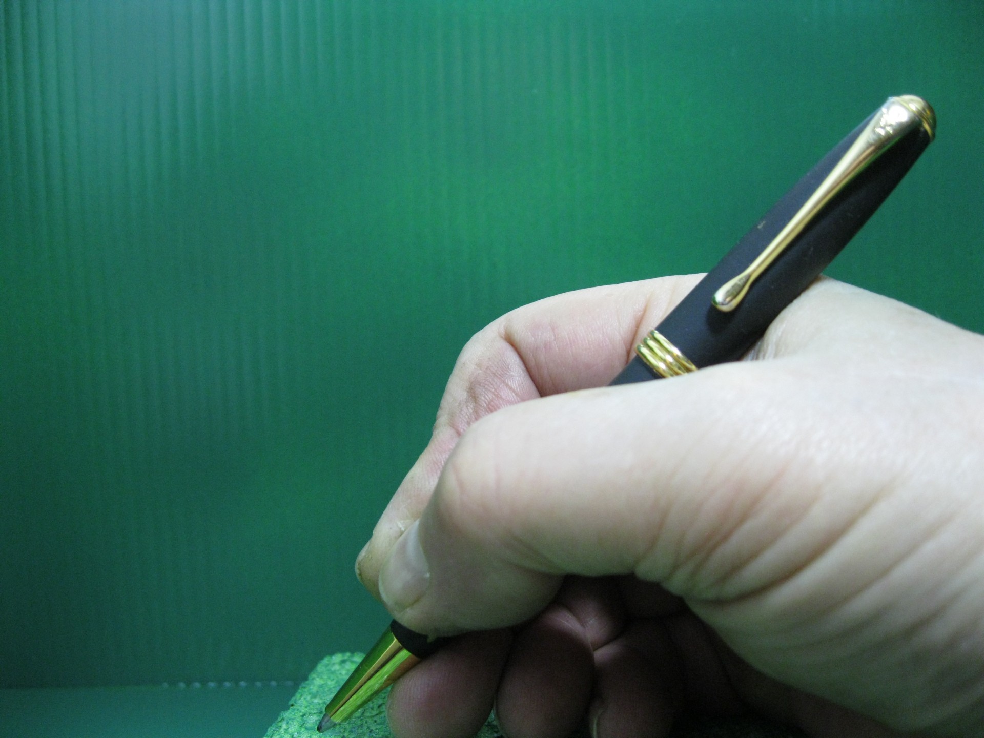 Greenscreen: Semnarea mână, scriere
