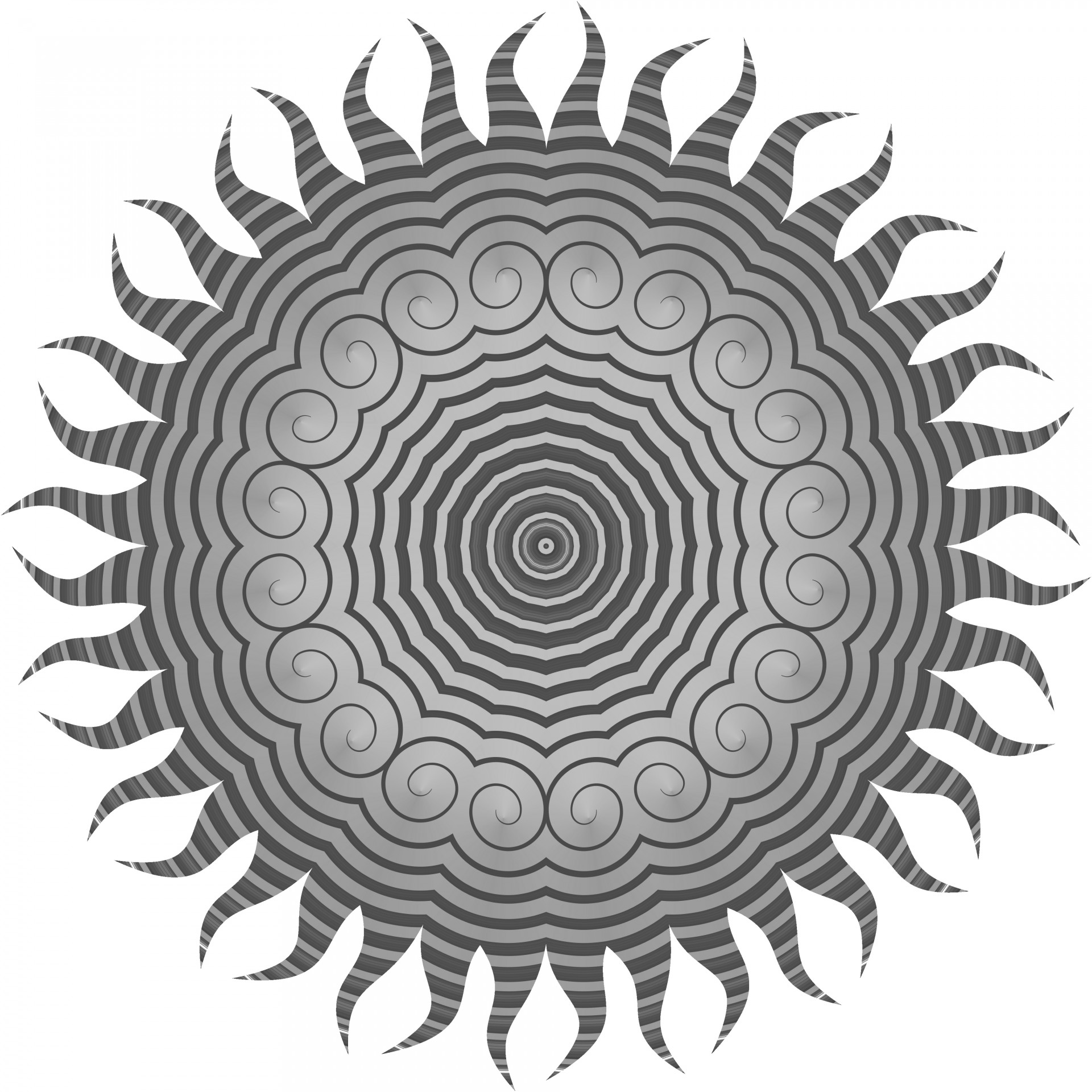 Grey soare spirală