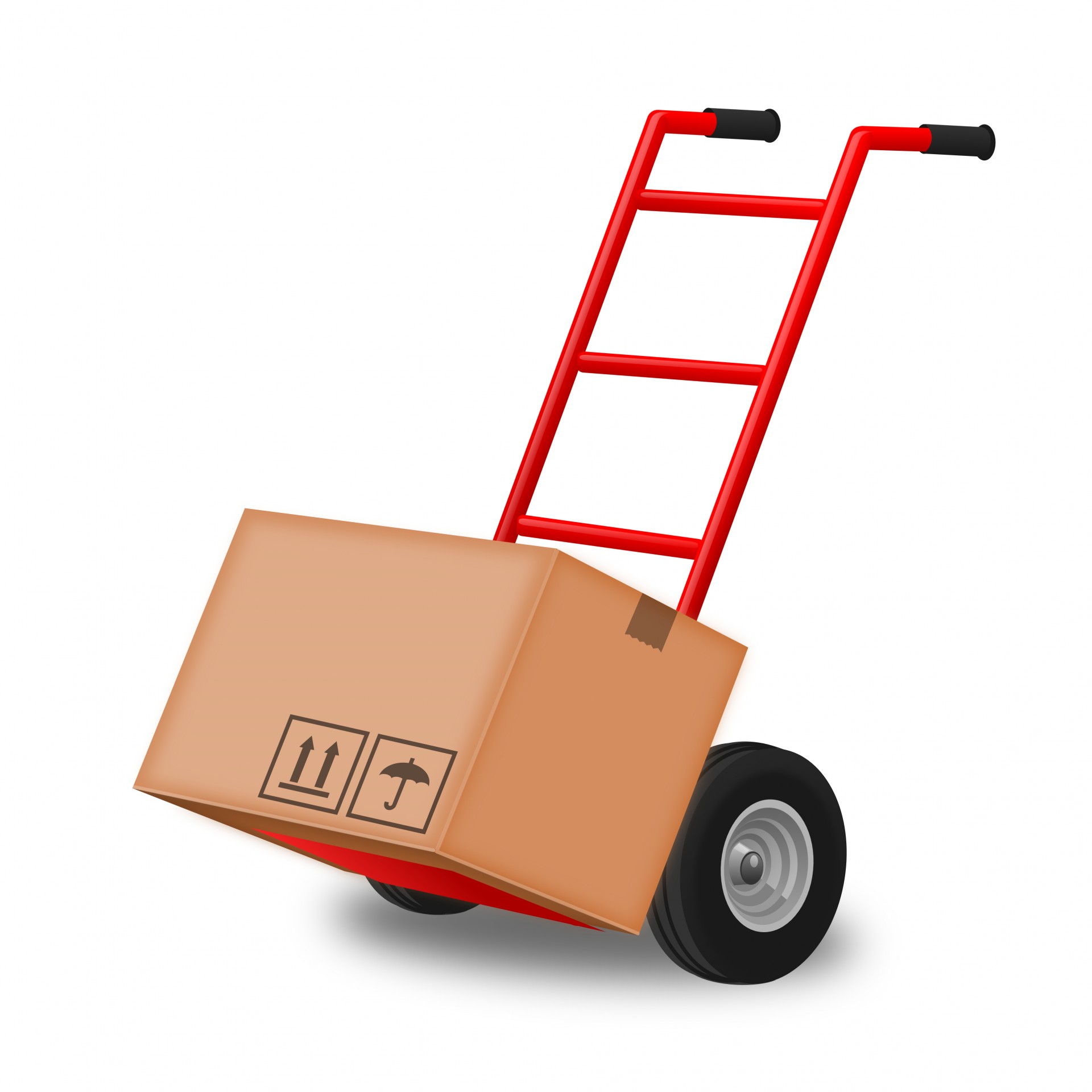 Hand Truck With One Box