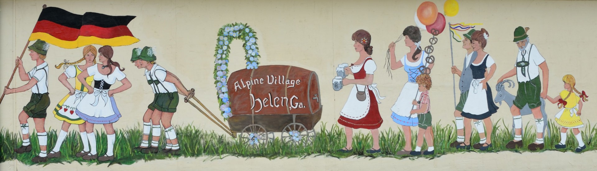 Elena, Georgia murală