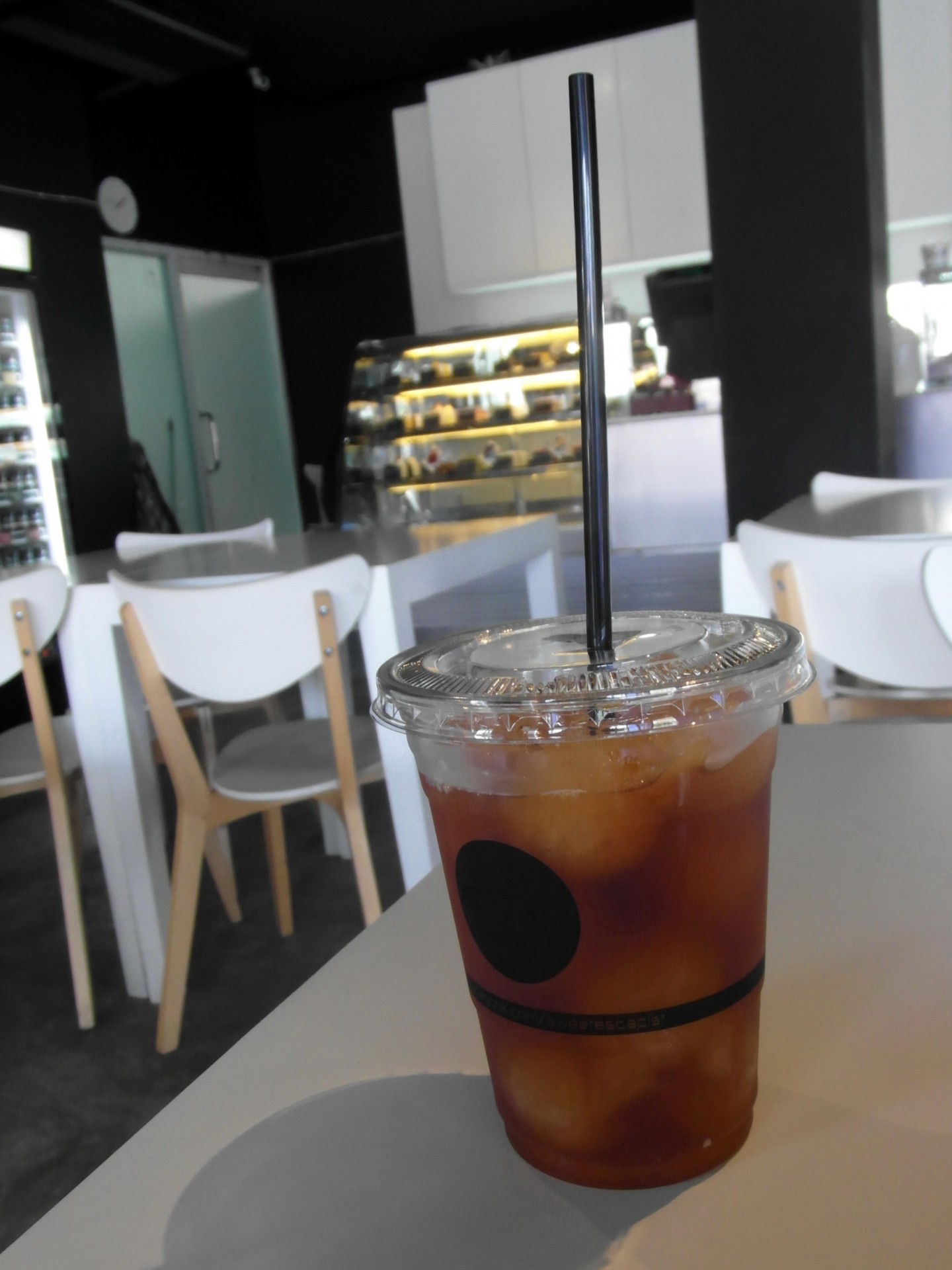 Iced Tea Lemon într-un Cafe