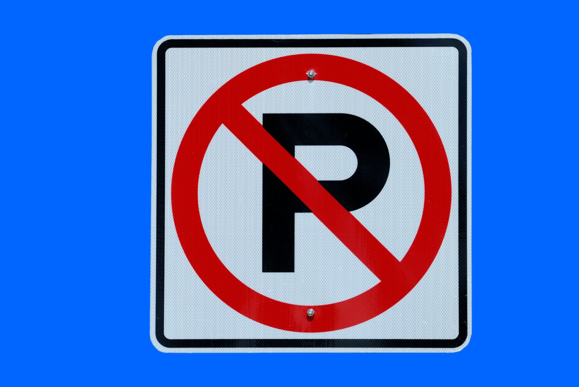 Ingen parkering Sign