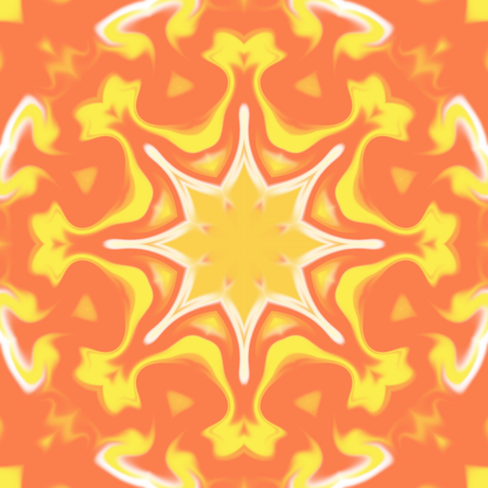 Portocaliu și galben Kaleidososcope