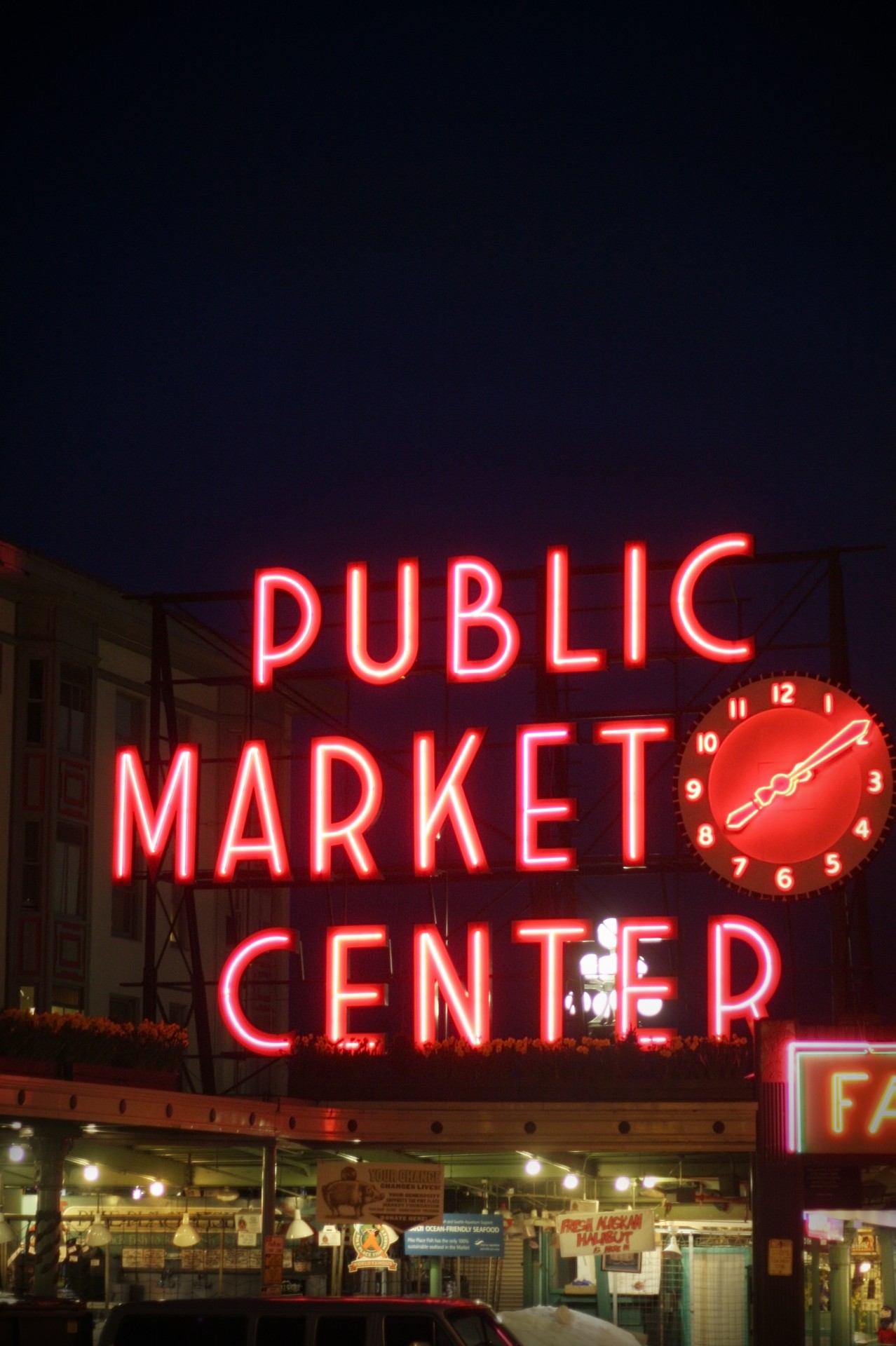 Pike Place Market Neon
