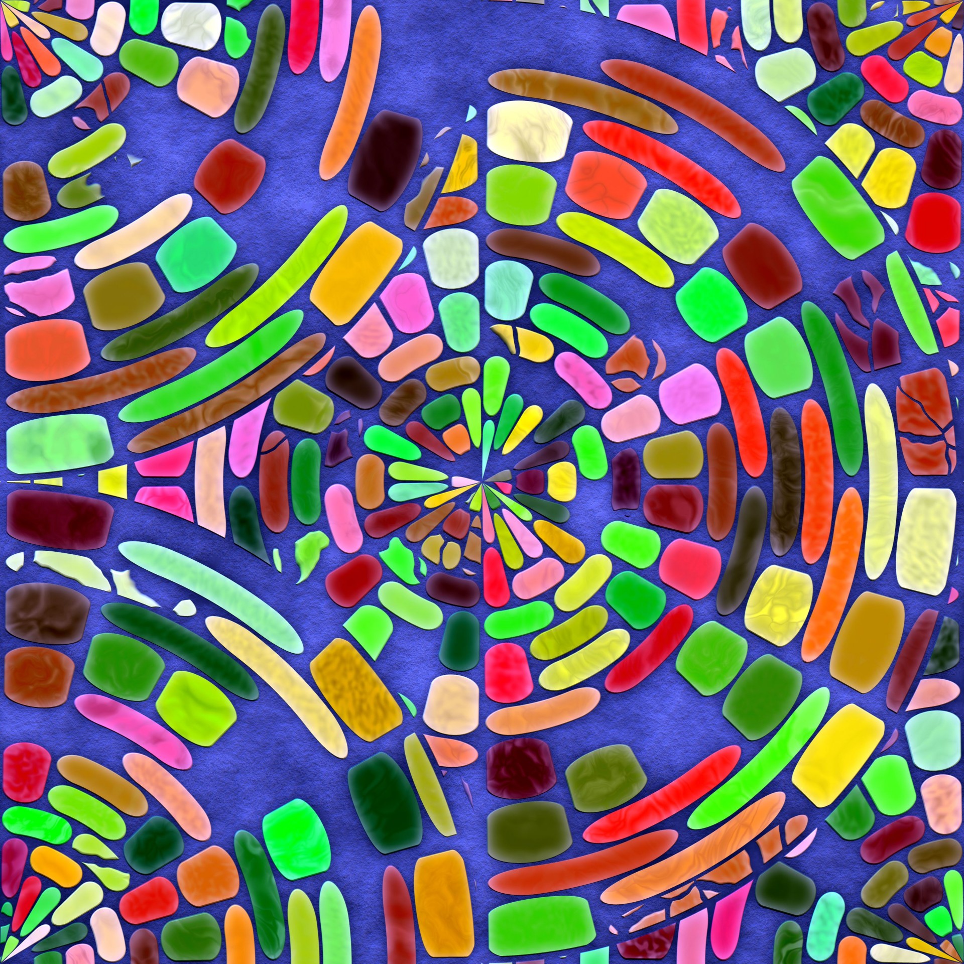 Mozaic radiale