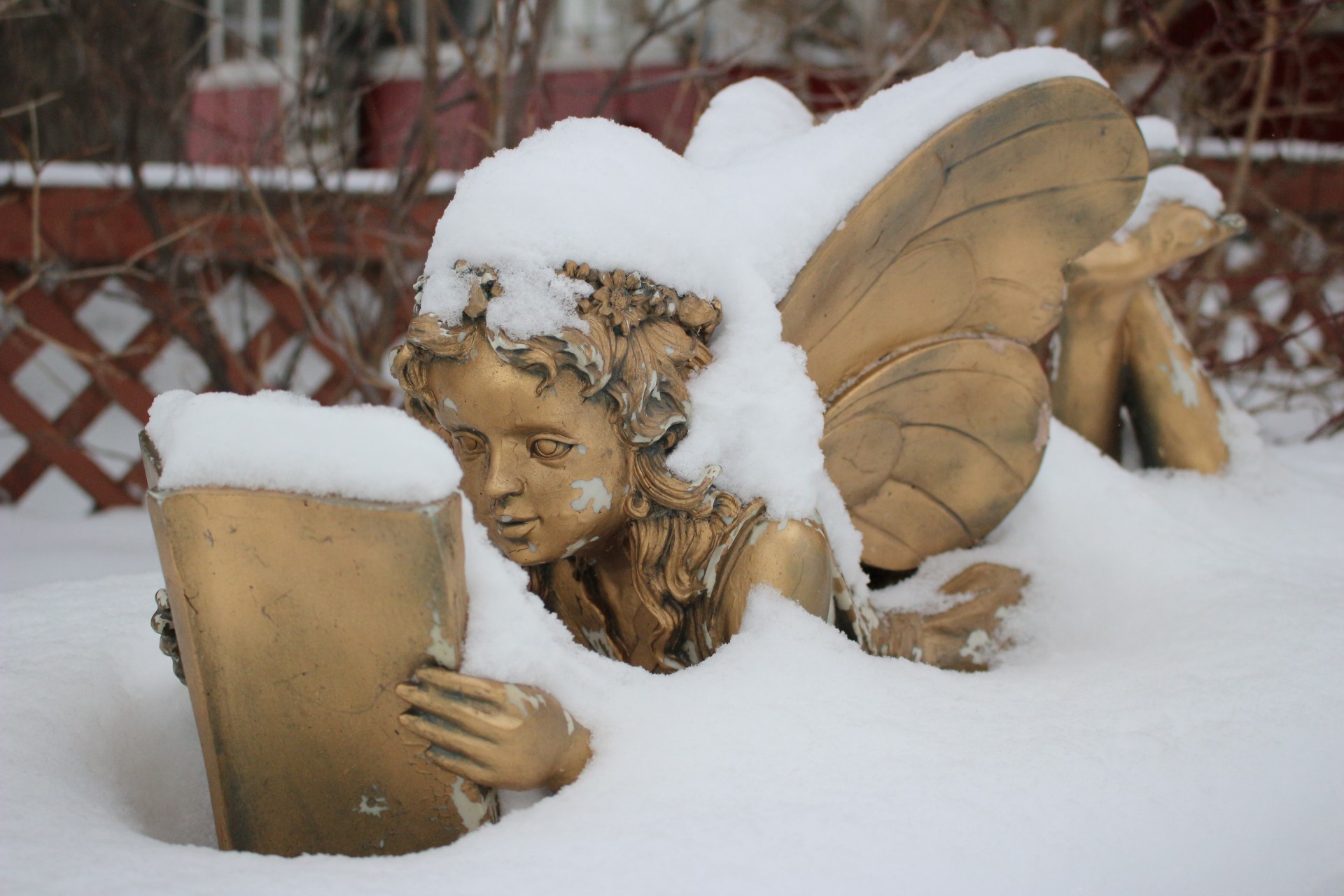 Snow Fairy Statue