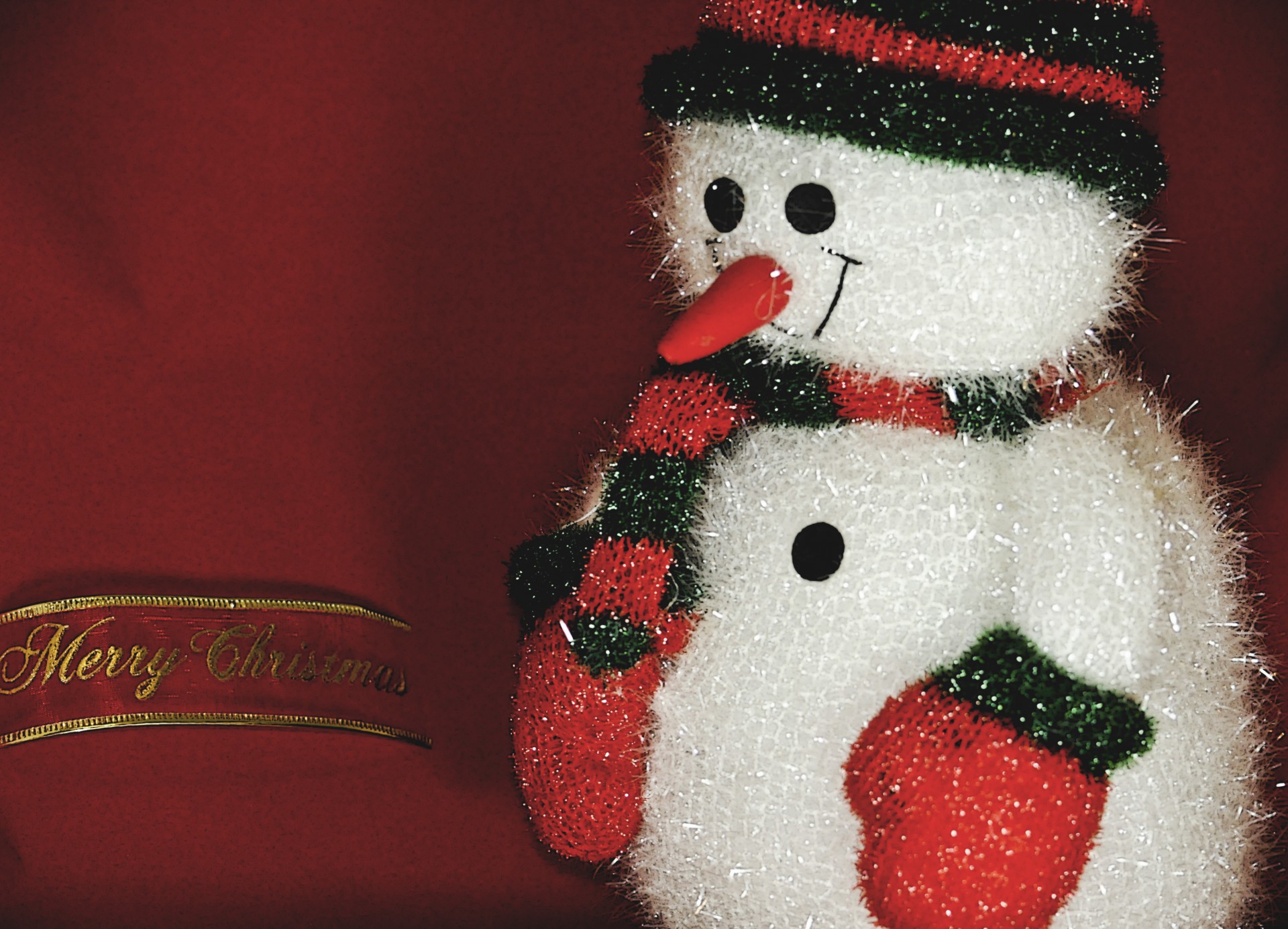 Snowman Merry Christmas Greeting