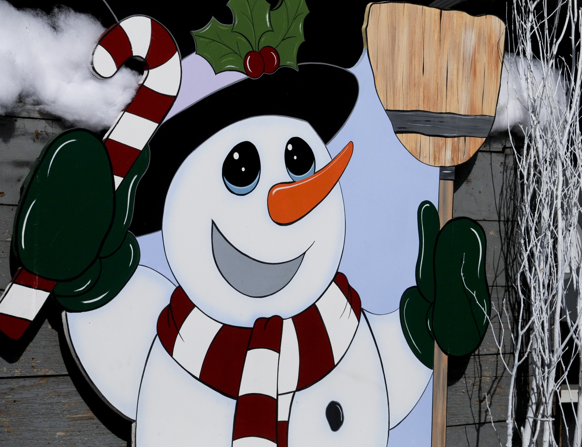Snowman meu de decorare
