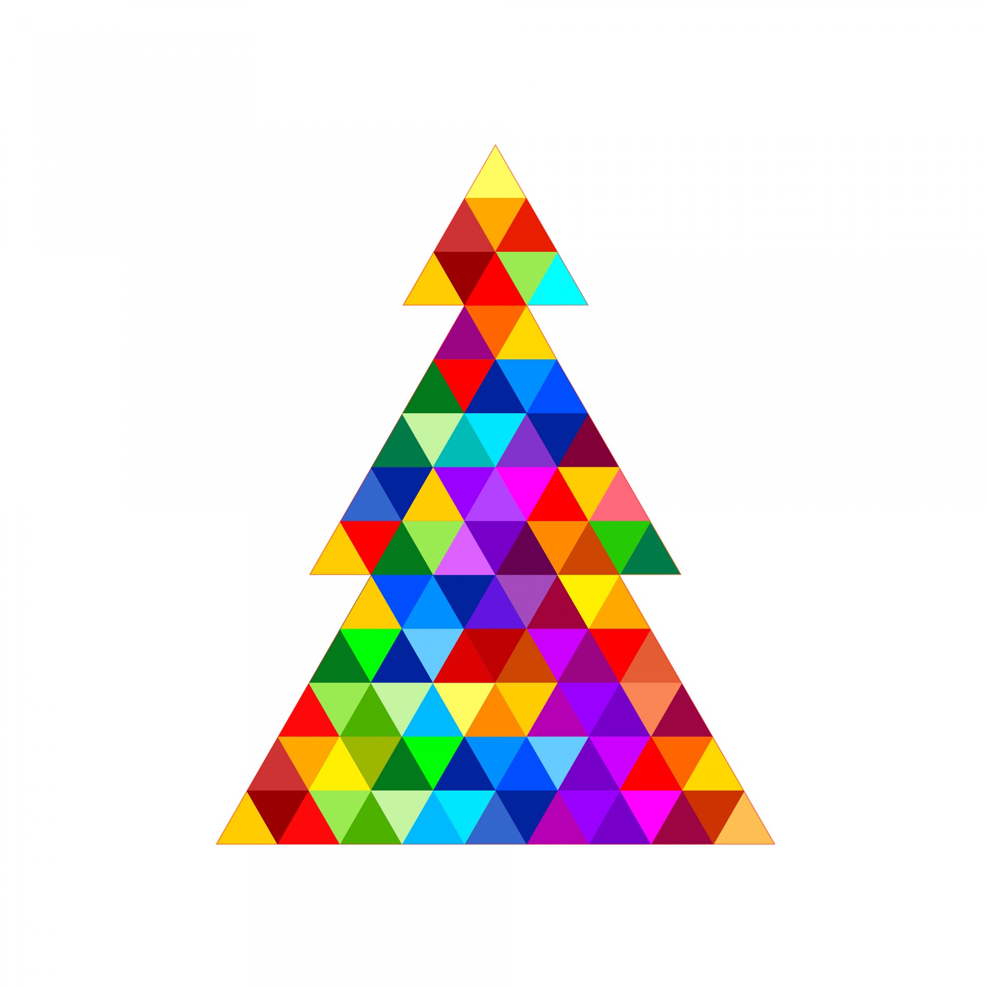 Pom de Crăciun Triangle