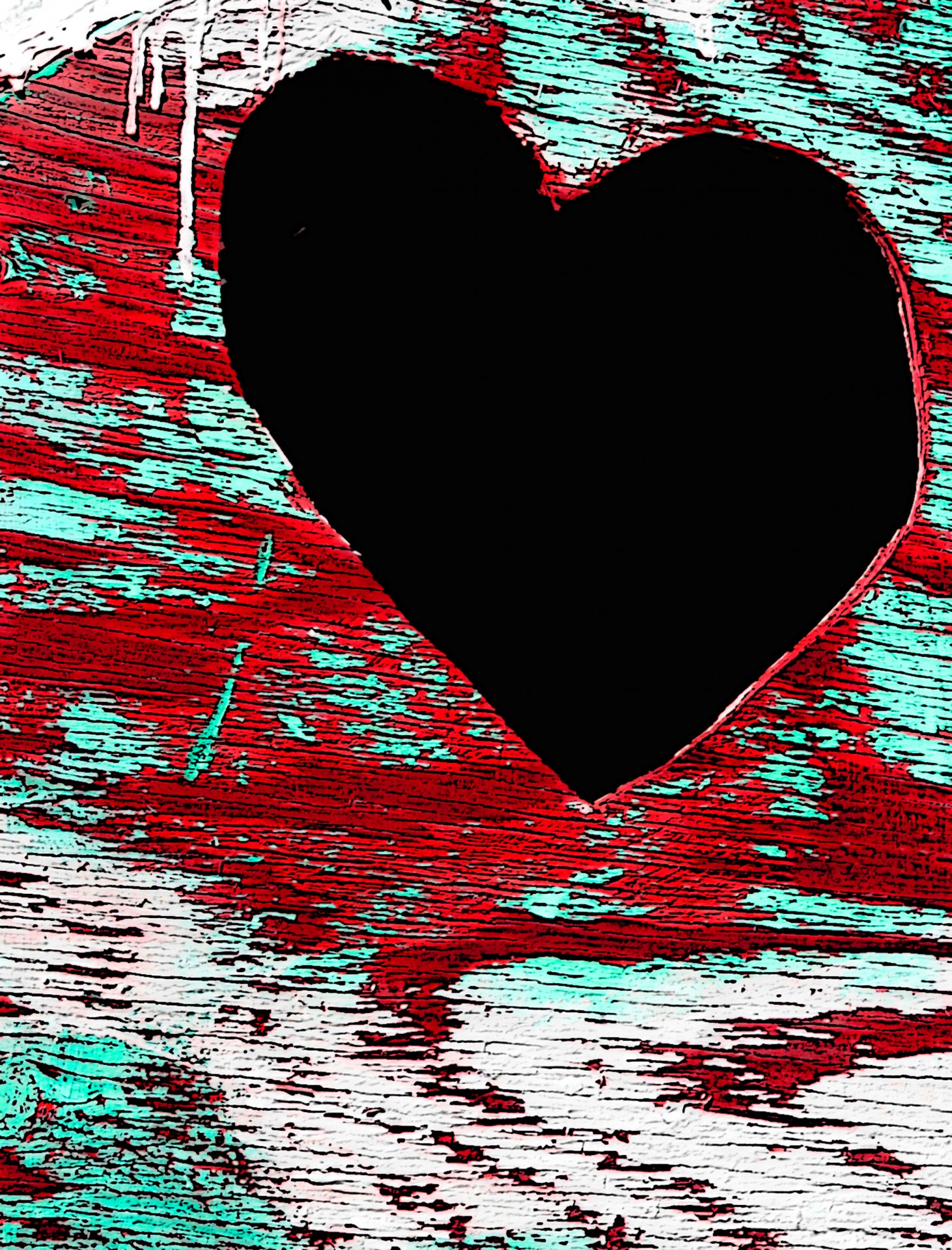 Valentine Heart în lemn