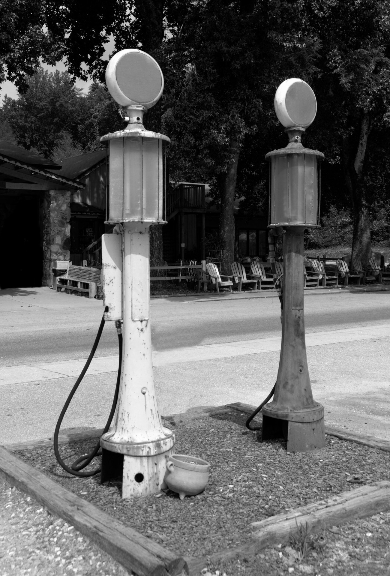 Pompes à gaz Vintage