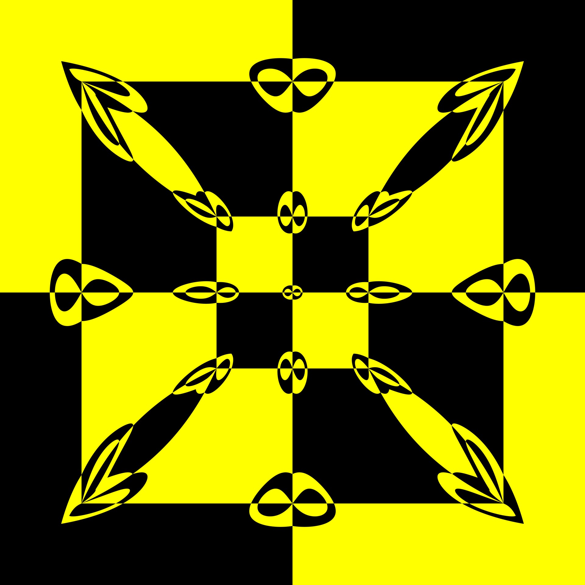 Tablă de șah galben