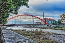 Albenga the red bridge
