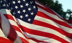 Bandera americana Unfurled