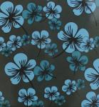 Blue Flower Pattern Background