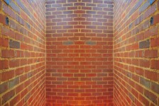 Brick Wall Corridor Effect