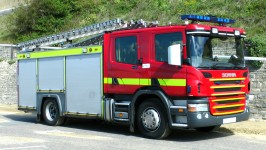Britische Fire Engine Truck