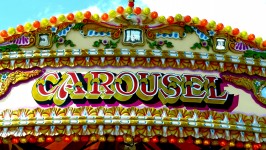 Karusell Sign On Carousel Ride