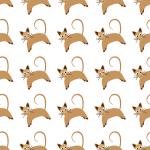 Cat Wallpaper Pattern Seamless