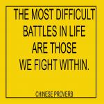 Chinese proverb on battles