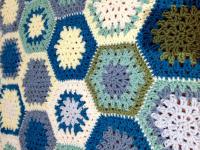 Círculo crochet cobertor