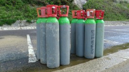 CO2-cylindrar Flaskor