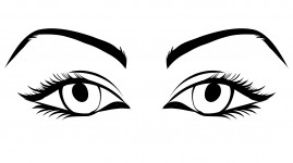 Oczy kobiety Clipart