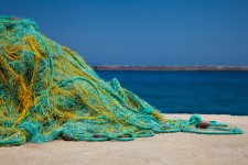 Fishing Nets And Sea