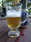 Glas öl 2