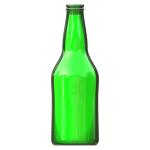 Botella verde