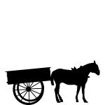Kůň s vozíkem