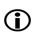 Info round symbol