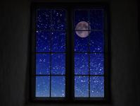 Moon Through the Window