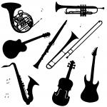 Muziekinstrumenten Clipart