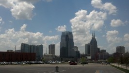 Nashville stadens silhuett