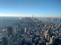 New York vista sullo skyline della città