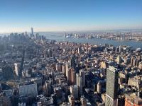 New York vista sullo skyline della città