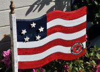 NRA Bandera de madera