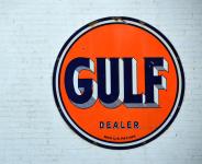 Old Gulf Oil Sign