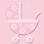 Menina Baby Pink Stroller